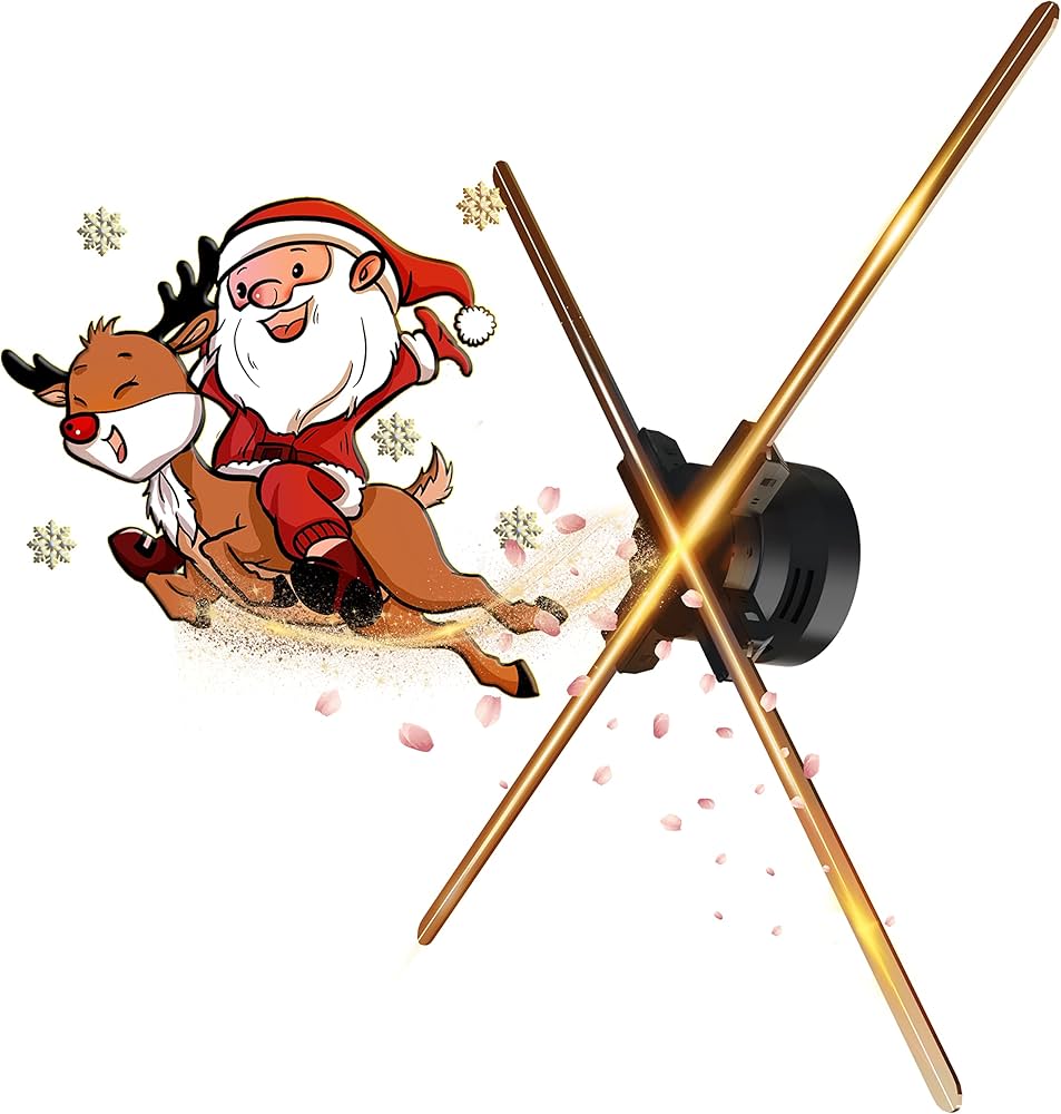 3D holographic Fan Screen