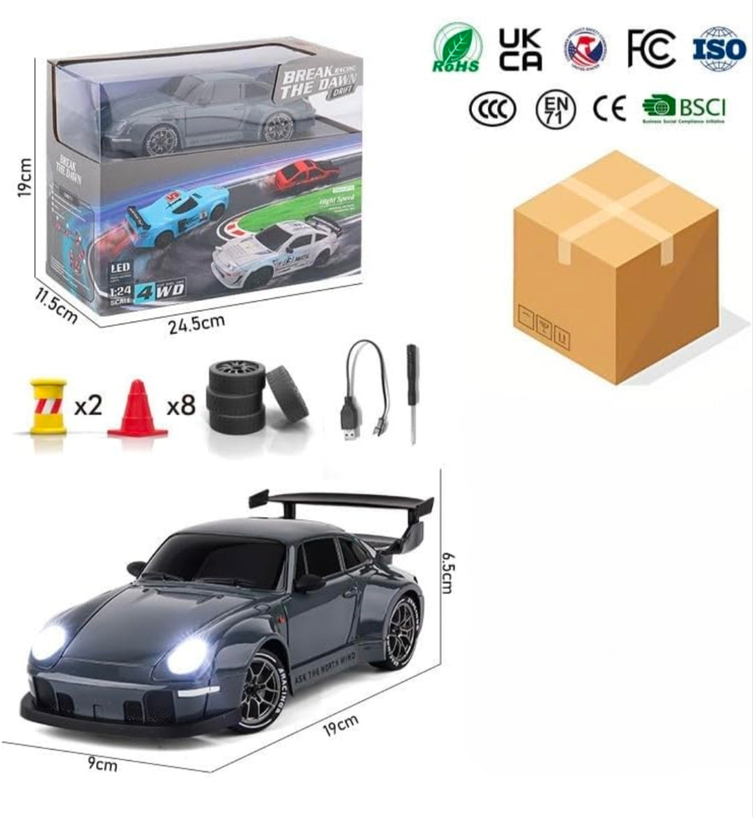 Porsche high-speed drifting car