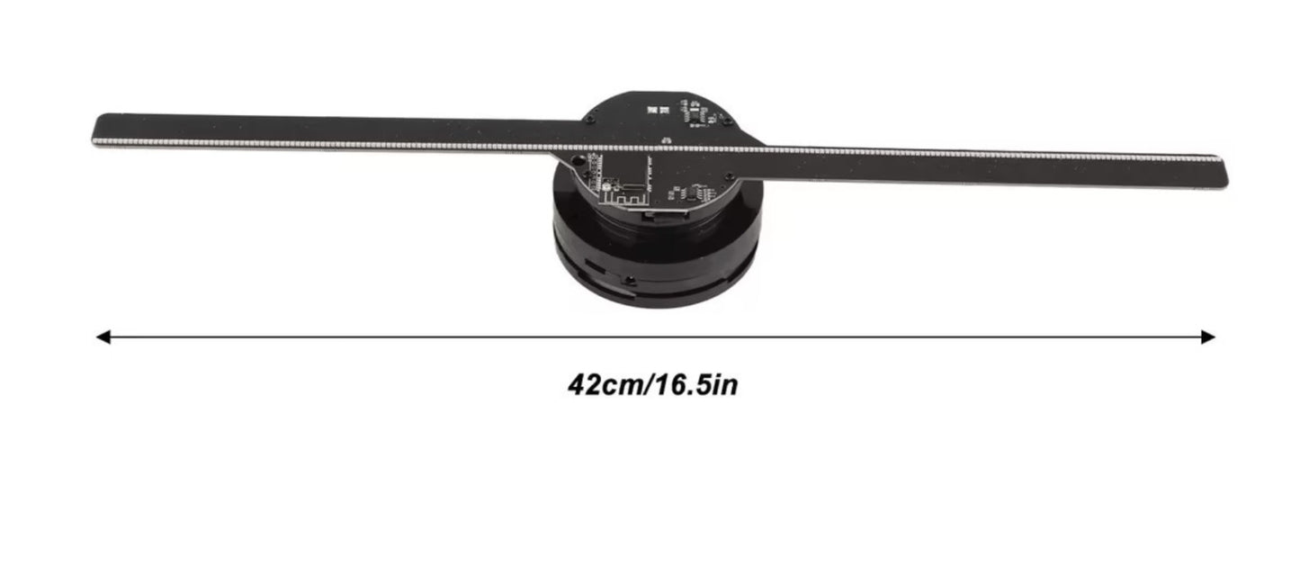 3D holographic Fan Screen